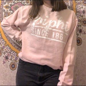 Pi Beta Phi Corded Crewneck